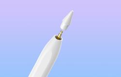 Baseus Aktivní stylus Smooth Writing Series s bezdrátovým nabíjením, USB-C (bílý)