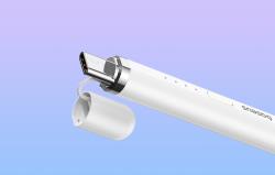 Baseus Aktivní stylus Smooth Writing Series s bezdrátovým nabíjením, USB-C (bílý)