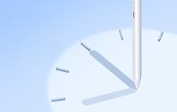 Baseus Aktivní stylus Smooth Writing Series s nabíjením ze zásuvky, blesk (bílý)