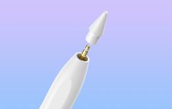 Baseus Aktivní stylus Smooth Writing Series s nabíjením ze zásuvky, blesk (bílý)