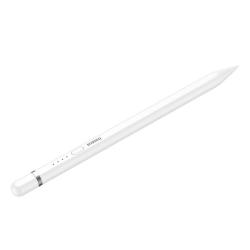 Baseus Aktivní stylus Smooth Writing Series s nabíjením ze zásuvky, blesk (bílý)