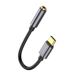 Baseus Audio adaptér L54 USB-C mini jack 3,5 mm - černo-šedý (VÝPRODEJ)