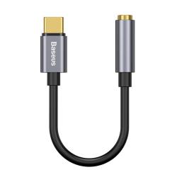 Baseus Audio adaptér L54 USB-C mini jack 3,5 mm - černo-šedý (VÝPRODEJ)
