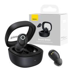 Baseus Bezdrátová sluchátka Bowie WM02 TWS, Bluetooth 5.0 (černá)