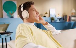 Baseus Bezdrátová sluchátka s potlačením hluku Bowie H1i (bílá)