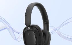 Baseus Bezdrátová sluchátka s potlačením hluku Bowie H1i (černá)