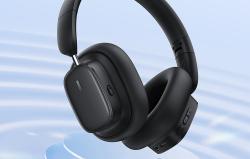 Baseus Bezdrátová sluchátka s potlačením hluku Bowie H1i (černá)