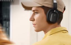 Baseus Bezdrátová sluchátka s potlačením hluku Bowie H1i (černá)