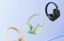 Baseus Bezdrátová sluchátka s potlačením hluku Bowie H1i (černá)