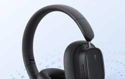 Baseus Bezdrátová sluchátka s potlačením hluku Bowie H1i (černá)