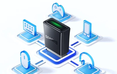 Baseus BA07 černý USB Bluetooth adaptér
