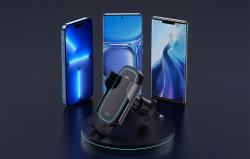 Baseus Bezdrátový nabíjecí držák do auta MilkyWay Pro 15W (černý)