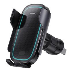 Baseus Bezdrátový nabíjecí držák do auta MilkyWay Pro 15W (černý)