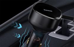 Baseus Enjoyment nabíječka do auta s kabelem USB-C, 33 W (černá)