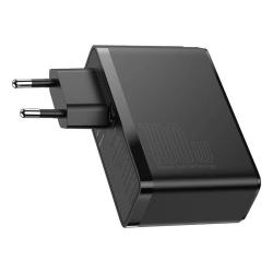 Baseus Cestovní nabíječka GaN2 Pro Quick 2x USB 2x USB-C, 100W, EU (černá)