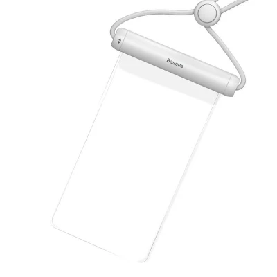 Baseus Cylinder Slide-cover bílé vodotěsné pouzdro na telefon