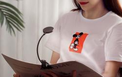 Baseus (DGRAD-0G) Comfort Reading Mini Clip Lamp - tmavě šedá