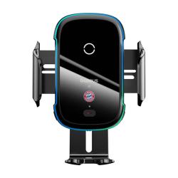 Baseus Držák do auta s 15W nabíječkou (černý) Bayern edition