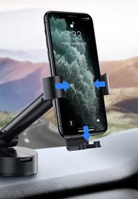 Baseus držák do auta pro telefon Tank s přísavkou - černý