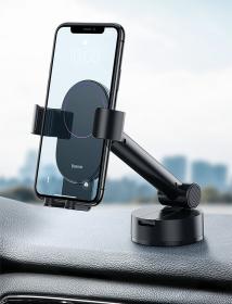 Baseus držák do auta pro telefon Tank s přísavkou - černý