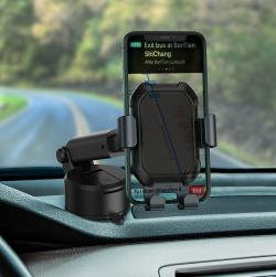 Baseus Gravity car mount for Tank phone with suction cup (black)