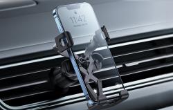 Baseus Gravitační držák telefonu do auta Lite do větrací mřížky (černý)