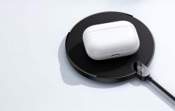 Baseus Indukční bezdrátová nabíječka Digital LED 15W (černá)