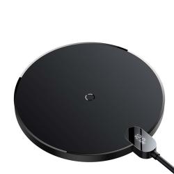 Baseus Indukční bezdrátová nabíječka Digital LED 15W (černá)