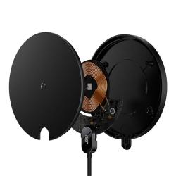 Baseus Indukční bezdrátová nabíječka Digital LED 15W (černá)