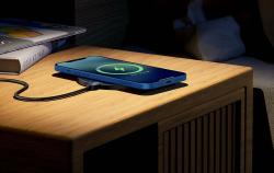 Baseus Indukční bezdrátová nabíječka Digital LED 15W (černá)