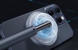 Baseus Indukční nabíjecí stojan Orbit 2 Pro Qi2 20W (šedý)