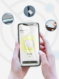 Baseus Inteligentní mini lokátor BluetoothT2 rope White