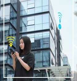 Baseus Inteligentní mini lokátor BluetoothT2 rope White