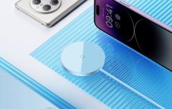 Baseus Magnetická bezdrátová nabíječka Simple Mini 3 15W (modrá)