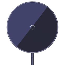 Baseus Magnetická bezdrátová nabíječka Simple Mini3 15W (prašně fialová)