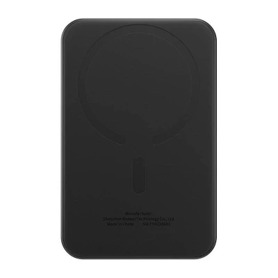Baseus 5000mAh 20W černá magnetická mini powerbanka