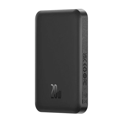Baseus 5000mAh 20W černá magnetická mini powerbanka