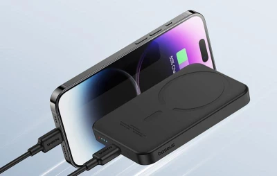 Baseus 5000mAh 20W černá magnetická mini powerbanka