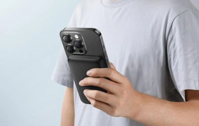 Baseus 5000mAh 20W černá magnetická mini powerbanka