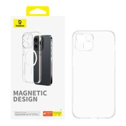 Baseus Magnetické pouzdro pro iPhone 15 Plus OS-Lucent Series (čiré)