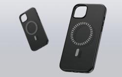 Baseus Magnetické pouzdro pro iPhone 15 ProMax Fauxther Series (černé)