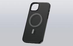 Baseus Magnetické pouzdro pro iPhone 15 ProMax Fauxther Series (černé)