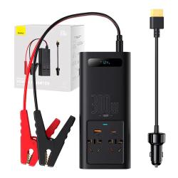 Baseus Měnič napětí 300W (220V CN/EU) (černý)