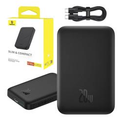 Baseus Mini bezdrátová powerbanka 20W (černá)