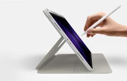 Baseus Minimalist Series IPad PRO 12.9 Magnetické ochranné pouzdro (světle šedé)