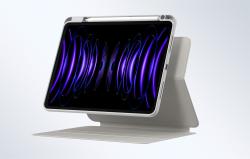 Baseus Minimalist Series IPad PRO 12.9 Magnetické ochranné pouzdro (světle šedé)