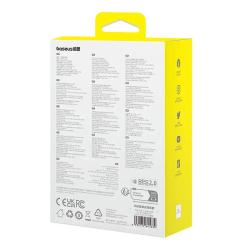 Baseus Nabíječka do auta Enjoyment USB s kabelem USB-C a Lightning 60 W (černá)