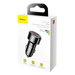 Baseus Nabíječka Magic 2x USB QC 3.0 45W (černá)