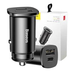 Baseus Nabíječka Square PPS QC4.0 / PD3.0 5A 30W (černá)