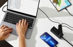 Baseus Nástěnná nabíječka GaN5 Pro 2xUSB-C + USB, 140 W (černá)